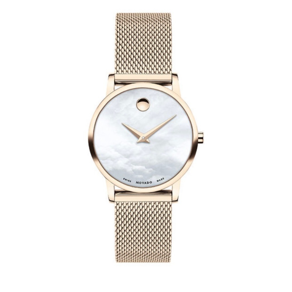 movado®
museum classic women’s watch in stainless steel,